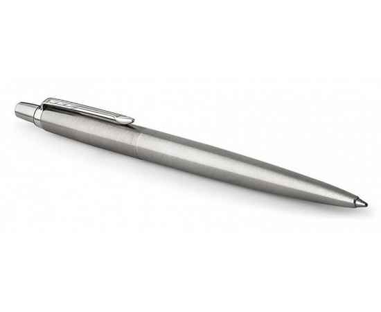 Подарочный набор:  Шариковая ручка Parker Jotter Essential, St. Steel СT и Ежедневник недатированный серебряный срез, белый., изображение 9
