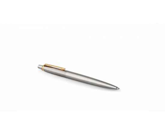 Шариковая ручка Parker Jotter Essential, St. Steel GT, стержень: Mblue, изображение 3
