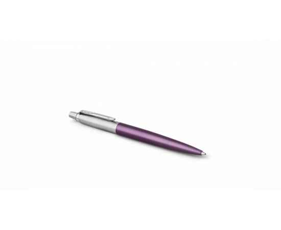 Шариковая ручка Parker Jotter Essential, Victoria Violet CT, стержень: Mblue, изображение 3