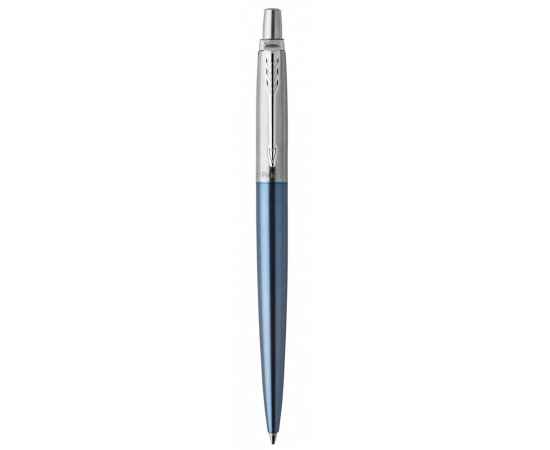 Подарочный набор: Шариковая ручка Parker Jotter Essential, Waterloo Blue CT и Ежедневник недатированный серебристый, изображение 2