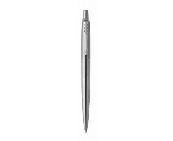 Подарочный набор: Шариковая ручка Parker Jotter Essential, St. Steel СT, стержень: Mblue и Ежедневник недатированный черный, изображение 2