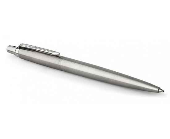 Подарочный набор: Шариковая ручка Parker Jotter Essential, St. Steel СT, стержень: Mblue и Ежедневник недатированный черный, изображение 6