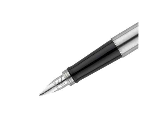 Перьевая ручка Parker Jotter Core F61 Stainless Steel CT, перо:M, цвет чернил:blue, блистер., изображение 5