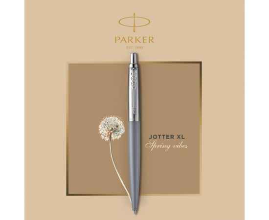 Шариковая ручка Parker Jotter XL, GREY CT, стержень: M, изображение 8