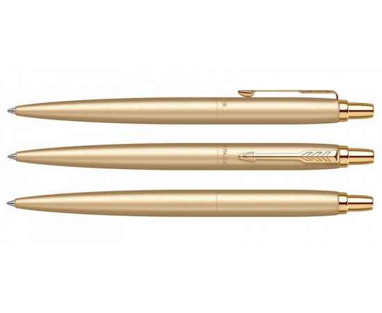 Шариковая ручка Parker Jotter XL SE20 Monochrome в подарочной упаковке, цвет: Gold, стержень Mblue, изображение 4