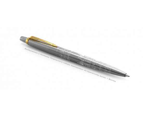 Подарочный набор:Шариковая ручка Parker Jotter Russia SE, цвет: St. Steel GT и Ежедневник недатир. триколор, изображение 11