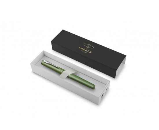 Перьевая ручка Parker Vector XL Green CT, цвет чернил blue, перо: F, в подарочной упаковке., изображение 2