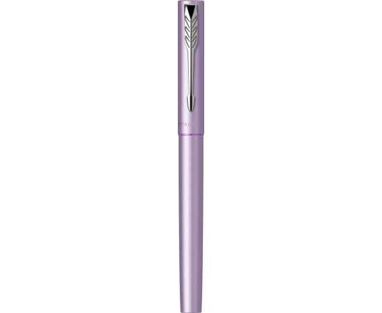 Ручка-роллер Parker Vector  XL Lilac CT, цвет чернил black, стержень: F, в подарочной упаковке., изображение 8