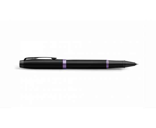 Ручка-роллер Parker IM Vibrant Rings Flame Amethyst Purple, стержень:Fblk, в подарочной упаковке., изображение 4