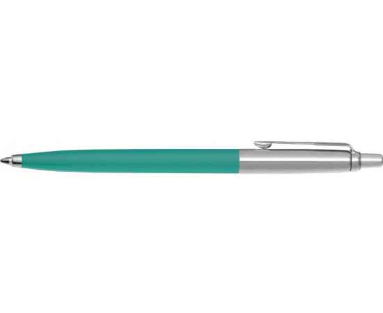 Шариковая ручка Parker Jotter  Caribbean Blue, цвет чернил: blue, стержень: M , в подарочной коробке, изображение 3