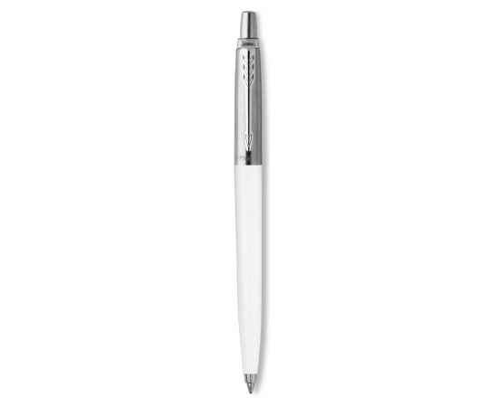 Шариковая ручка Parker Jotter ORIGINALS WHITE CT, стержень: Mblue ЭКО-УПАКОВКА, изображение 2
