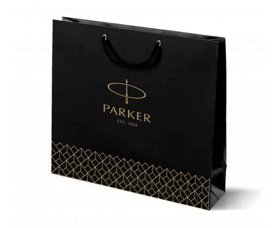 Подарочный набор:  Шариковая ручка Parker Jotter K60, цвет: Black и Ежедневник недатированный, черный срез, черный., изображение 4