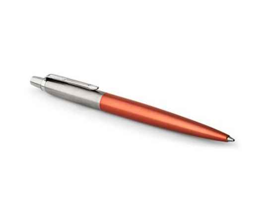 Подарочный набор: Шариковая ручка Parker Jotter Essential Chelsea Orange CT и Ежедневник недатированный, черный., изображение 5