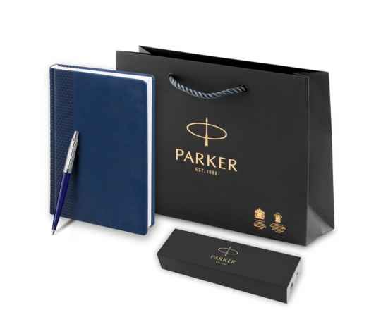 Подарочный набор: Ежедневник недатированный и Шариковая ручка Parker Jotter K160, цвет: Blue, изображение 10