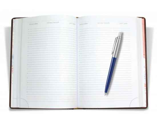Подарочный набор: Ежедневник недатированный и Шариковая ручка Parker Jotter K160, цвет: Blue, изображение 9