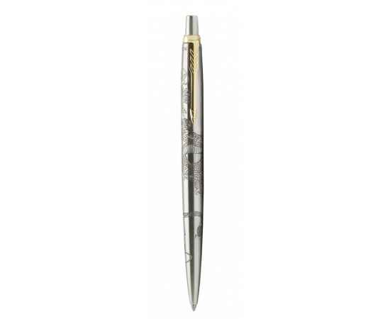 Шариковая ручка Parker Jotter Dragon Special Edition, цвет: St. Steel GT, стержень: Mblue в подарочной коробке, изображение 5