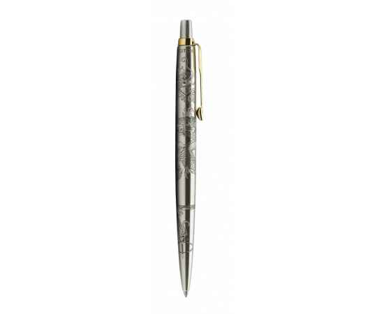 Шариковая ручка Parker Jotter Dragon Special Edition, цвет: St. Steel GT, стержень: Mblue в подарочной коробке, изображение 6
