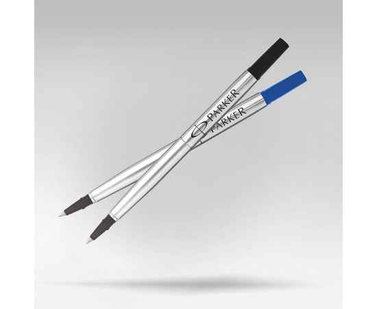 Стержни для ручки-роллера 2шт. Цвет синий , толщина линии М, в блистере. Франция, изображение 5