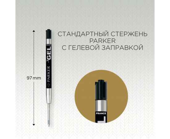 Cтержень гелевый Parker Gel Pen Refill M, размер: средний, цвет: черный, изображение 3