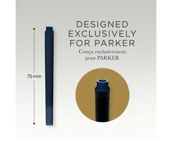 Картридж с чернилами для перьевой ручки Z11, упаковка из 5 шт., цвет: Blue-Black, изображение 3