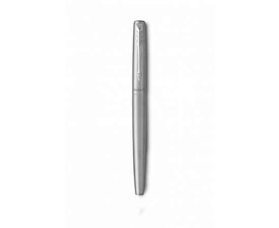 Подарочный набор: Ручка перьевая Parker Jotter Stainless Steel  и Ежедневник недатированный  серый, изображение 11