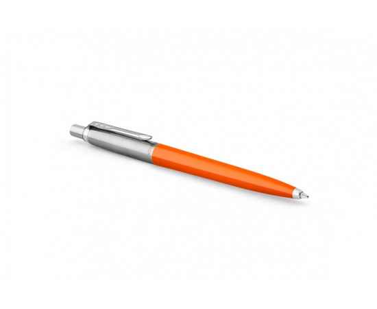 Шариковая ручка Parker Jotter Originals Orange Chrome CT, стержень: Mblue в подарочной упаковке, изображение 3