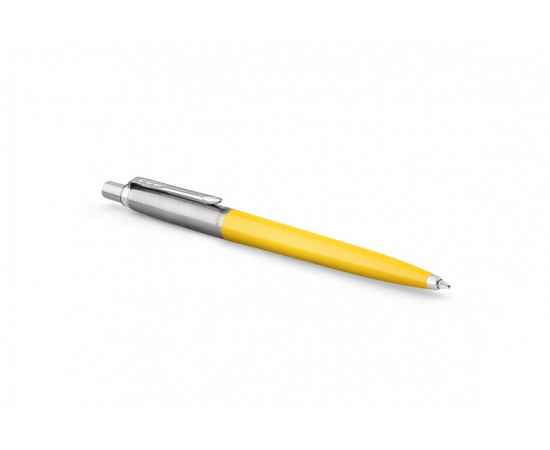 Шариковая ручка Parker Jotter Originals Yellow Chrome CT, стержень: Mblue в подарочной упаковке, изображение 3