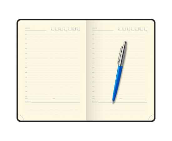 Подарочный набор: Шариковая ручка Parker Jotter Originals Blue Chrom CT и Ежедневник недатир розовый/голубой, изображение 12
