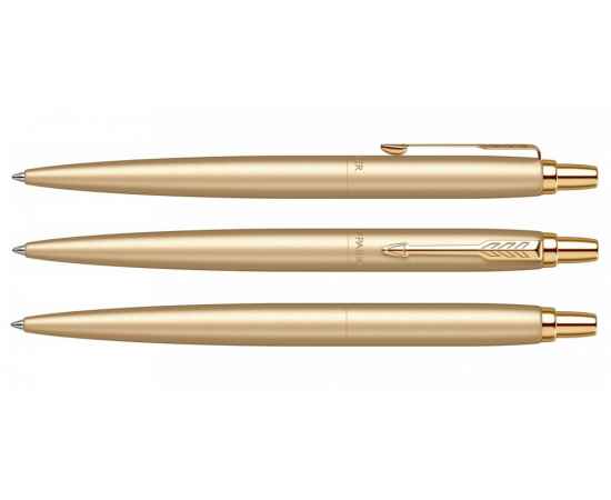 Подарочный набор: Шариковая ручка Jotter XL Gold и Ежедневник недатированный золотистый золотой срез, изображение 9