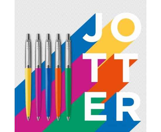 Шариковая ручка Parker Jotter, цвет BABY PINK, цвет чернил синий, толщина линии M , в блистере, изображение 5