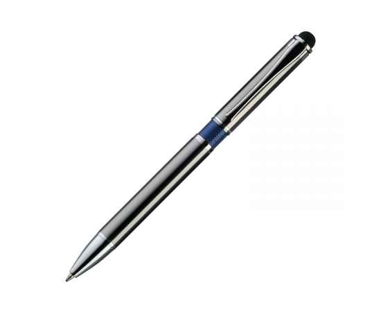Шариковая ручка iP, синяя, Цвет: серый, синий, Размер: 12x140x8, изображение 2