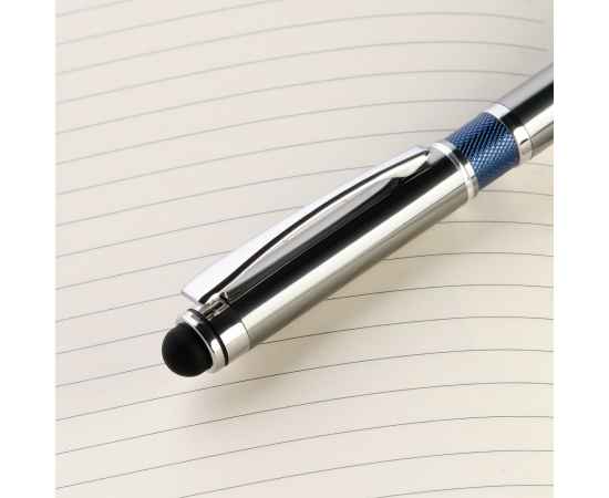 Шариковая ручка iP, синяя, Цвет: серый, синий, Размер: 12x140x8, изображение 5