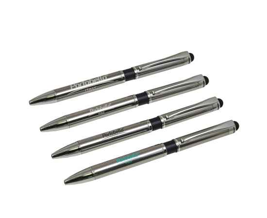 Шариковая ручка iP, черная, Цвет: серый, черный, Размер: 12x140x8, изображение 8