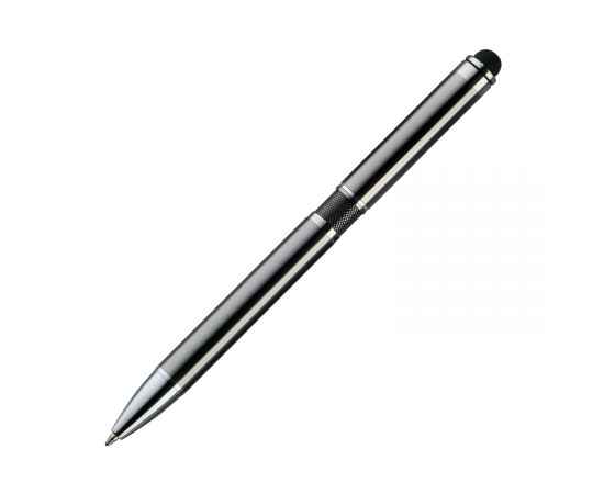 Шариковая ручка iP, черная, Цвет: серый, черный, Размер: 12x140x8, изображение 3