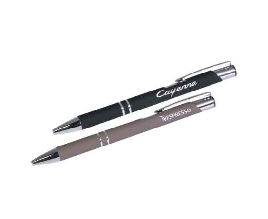Шариковая ручка Alpha, черная, Цвет: черный, Размер: 11x135x8, изображение 8