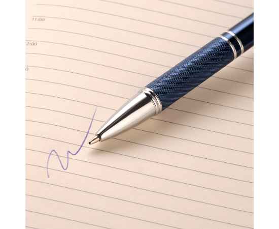 Шариковая ручка Crocus, синяя, Цвет: синий, Размер: 13x136x8, изображение 4