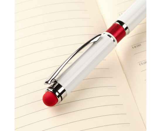 Шариковая ручка Arctic, белая/красная, Цвет: белый, красный, Размер: 12x141x8, изображение 5