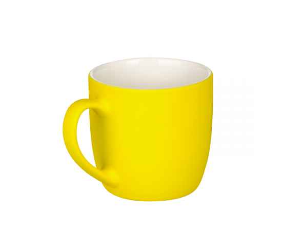 Керамическая кружка Viana, желтая, Цвет: желтый, Объем: 0.35, Размер: 96x123x95, изображение 2