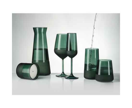 Бокал для вина Emerald, зеленый, Цвет: зеленый, Объем: 490, Размер: 94x94x223, изображение 4