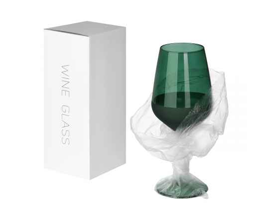 Бокал для вина Emerald, зеленый, Цвет: зеленый, Объем: 490, Размер: 94x94x223, изображение 5