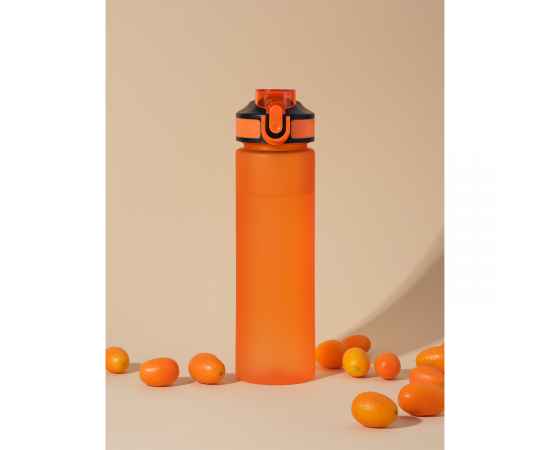 Бутылка для воды Flip, оранжевая, Цвет: оранжевый, Объем: 700, Размер: 75x75x260, изображение 11