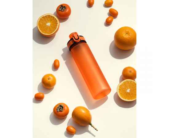 Бутылка для воды Flip, оранжевая, Цвет: оранжевый, Объем: 700, Размер: 75x75x260, изображение 12