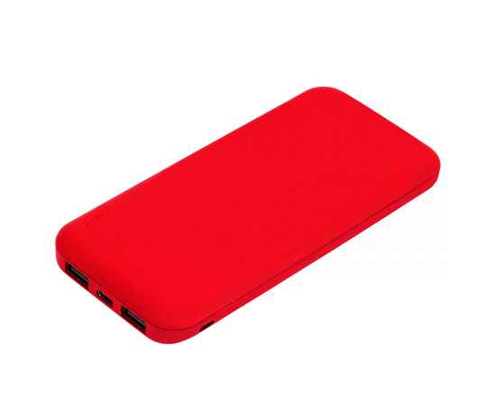 Внешний аккумулятор с подсветкой Luce 10000 mAh, красный, Цвет: красный, Размер: 120x173x24, изображение 4