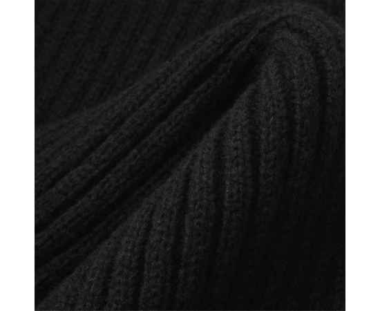 Шарф Forges вязаный, черный, Цвет: черный, Размер: 27x35x5, изображение 7