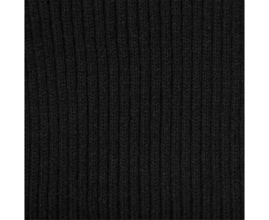 Шарф Forges вязаный, черный, Цвет: черный, Размер: 27x35x5, изображение 8
