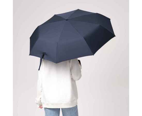 Зонт складной Azimut, синий, Цвет: синий, Размер: 68x375x68, изображение 6