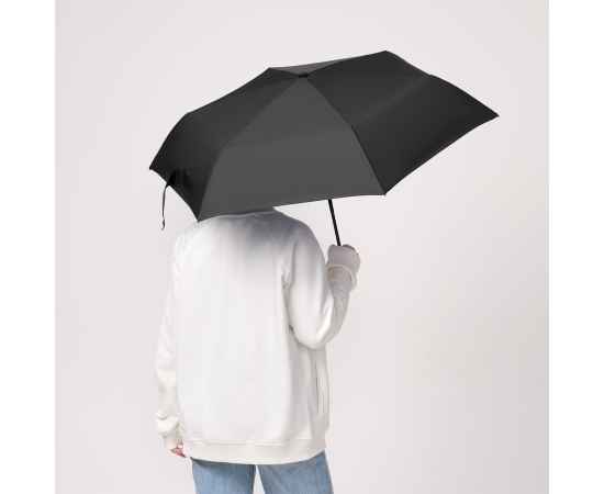 Зонт складной Atlanta, черный, Цвет: черный, Размер: 62x310x62, изображение 6