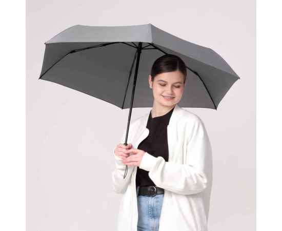 Зонт складной Atlanta, серый, Цвет: серый, Размер: 62x310x62, изображение 5