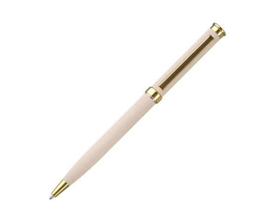 Шариковая ручка Benua, бежевая/позолота, Цвет: бежевый, золотой, Размер: 11x135x8, изображение 2