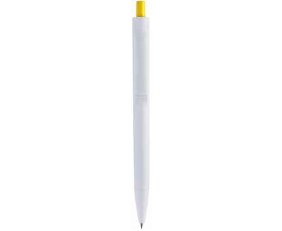 Ручка IGLA COLOR Белая с желтой кнопкой 1033.04, изображение 3